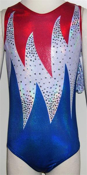 E3165 Iconic Blast From The Past Gymnastics Leotard By Gk Elite 