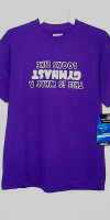 PURPLE THIS IS WHAT A GYMNAST LOOKS LIKE (UPSIDE DOWN) SHIRT!