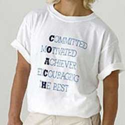 GREAT TSHIRT FOR YOUR COACH!  GILDEN HEAVYWEIGHT 100% COTTON