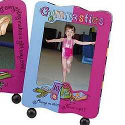 GYMNASTICS PHOTO FRAME holds 3 X 5 photo!