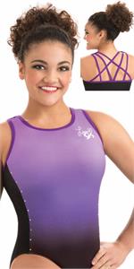 E3515 Purple Rockstar Laurie Hernandez GK Elite Sportswear Gymnastics