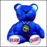 BEAM CHAMP CUDDLY, EMBROIDERED BEAR