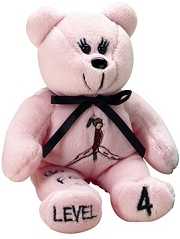 LEVEL 4 CUDDLY, EMBROIDERED GYMNASTICS BEAR