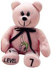 LEVEL 7 CUDDLY, EMBROIDERED GYMNASTICS BEAR